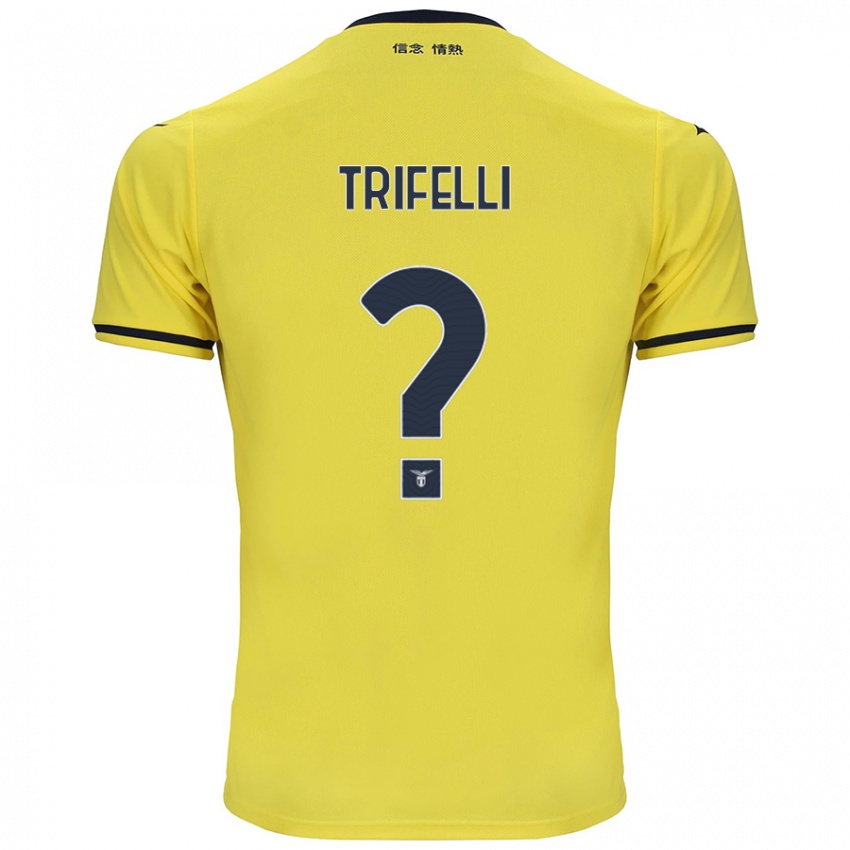 Uomo Maglia Cristiano Trifelli #0 Giallo Kit Gara Away 2024/25 Maglietta