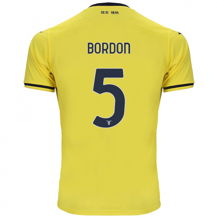 Uomo Maglia Filipe Bordon #5 Giallo Kit Gara Away 2024/25 Maglietta