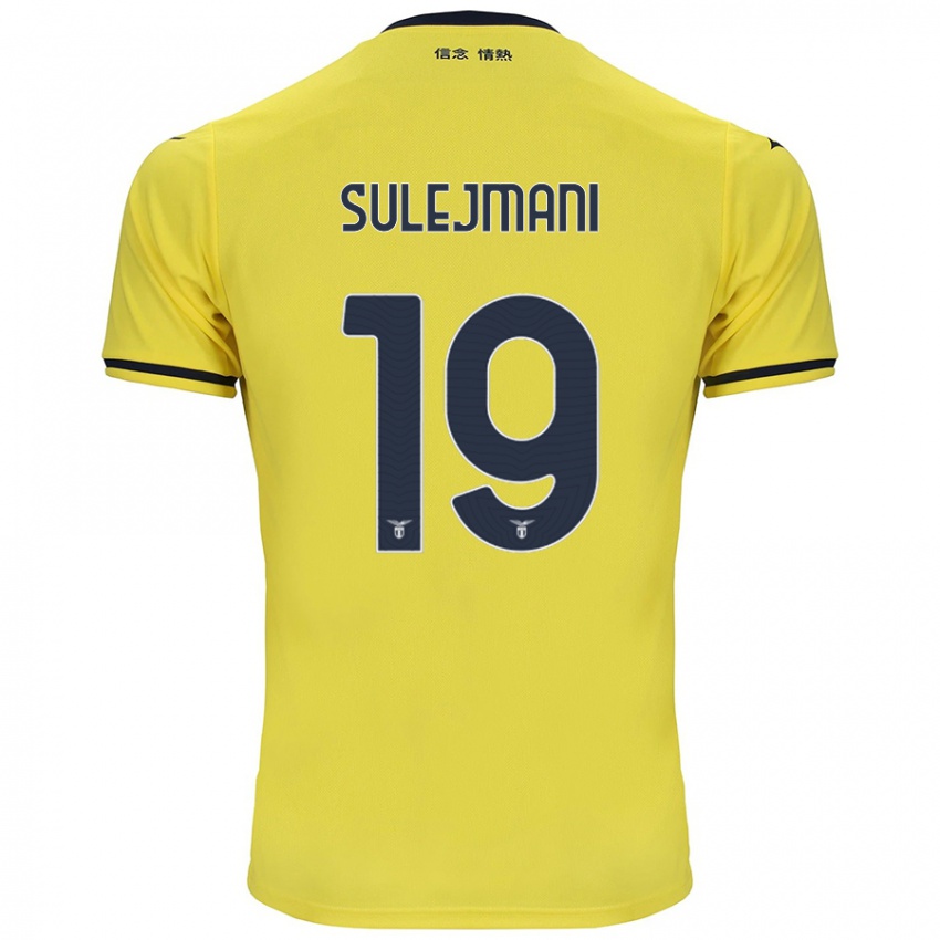 Uomo Maglia Flavio Sulejmani #19 Giallo Kit Gara Away 2024/25 Maglietta