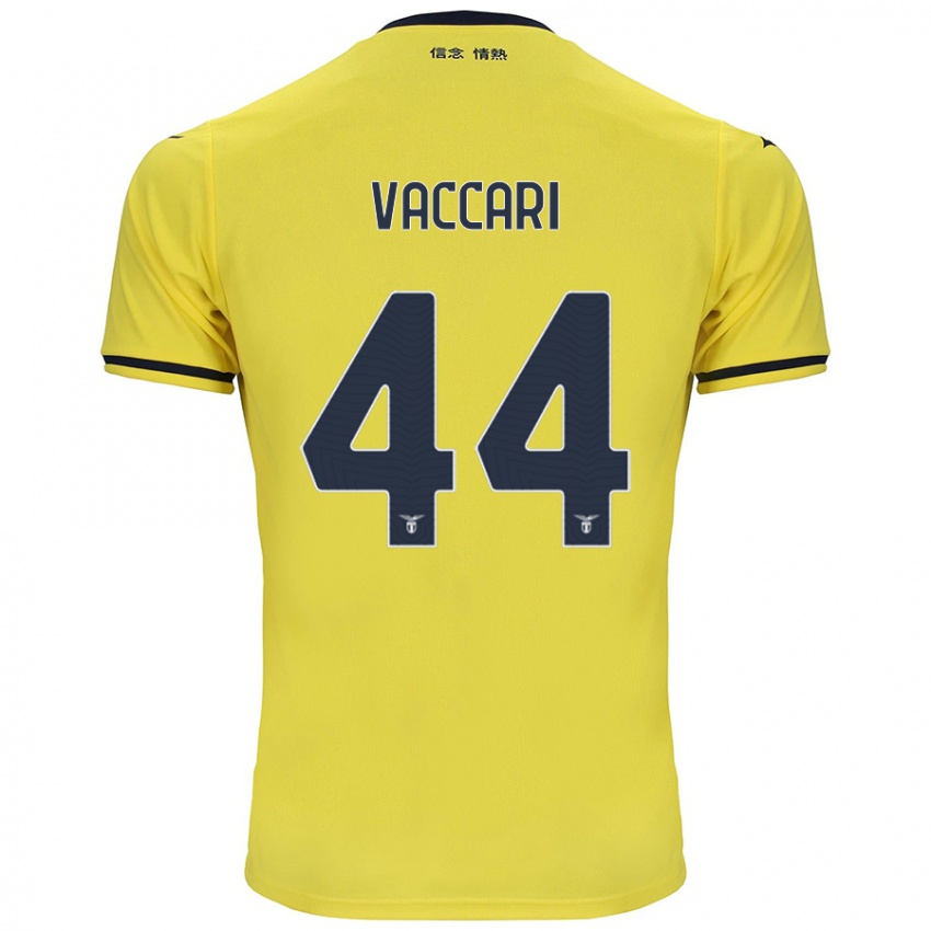 Uomo Maglia Flavia Vaccari #44 Giallo Kit Gara Away 2024/25 Maglietta