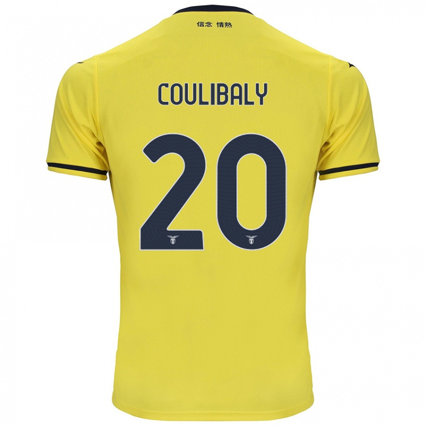 Uomo Maglia Larsson Coulibaly #20 Giallo Kit Gara Away 2024/25 Maglietta