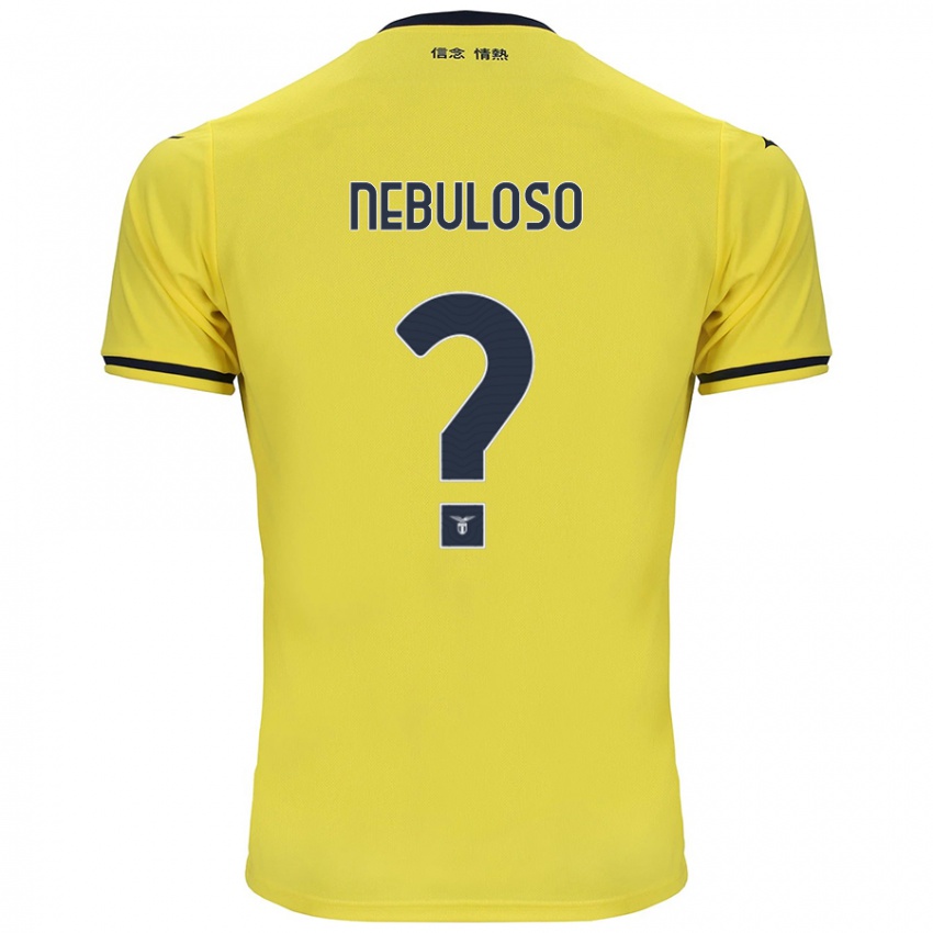 Uomo Maglia Giulio Nebuloso #0 Giallo Kit Gara Away 2024/25 Maglietta