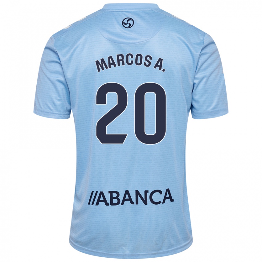 Donna Maglia Marcos Alonso #20 Blu Rosso Kit Gara Home 2024/25 Maglietta