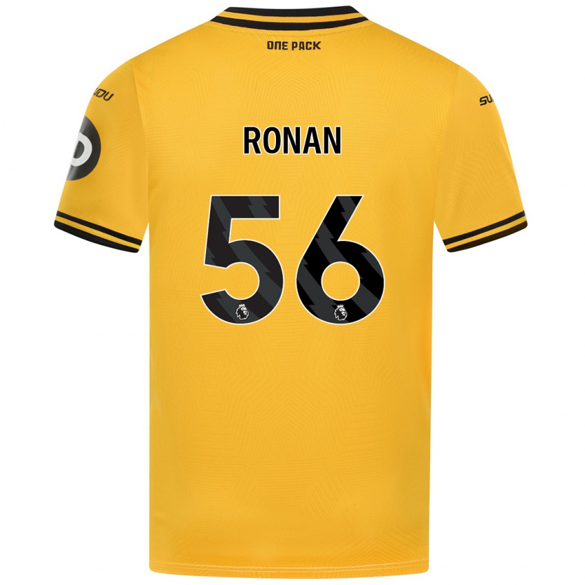 Donna Maglia Connor Ronan #56 Giallo Kit Gara Home 2024/25 Maglietta