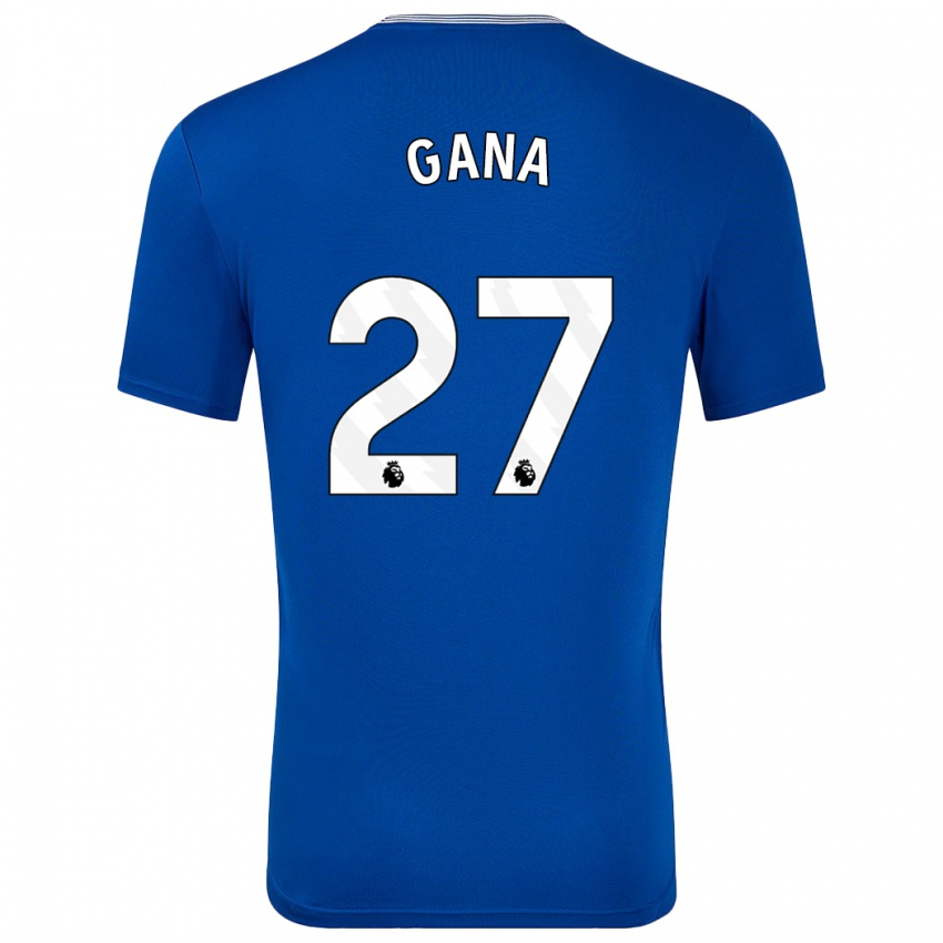 Donna Maglia Idrissa Gueye #27 Blu Con Kit Gara Home 2024/25 Maglietta