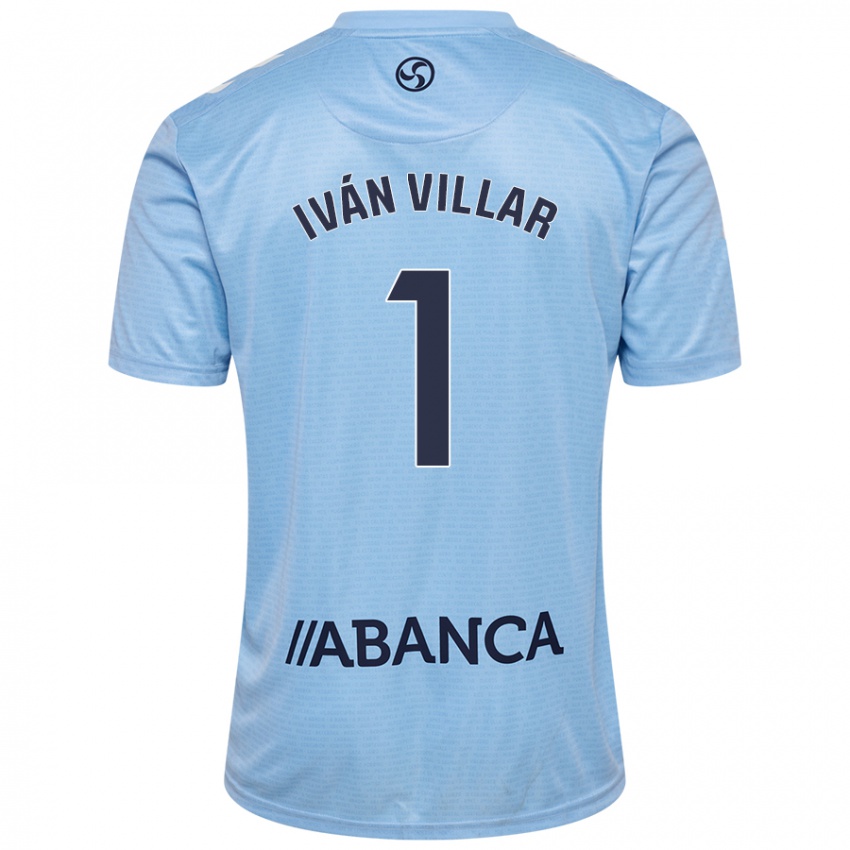 Donna Maglia Ivan Villar #1 Celeste Kit Gara Home 2024/25 Maglietta