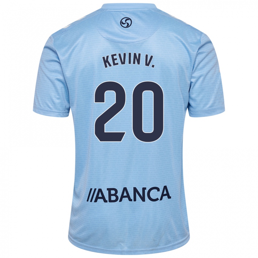 Donna Maglia Kevin Vazquez #20 Celeste Kit Gara Home 2024/25 Maglietta