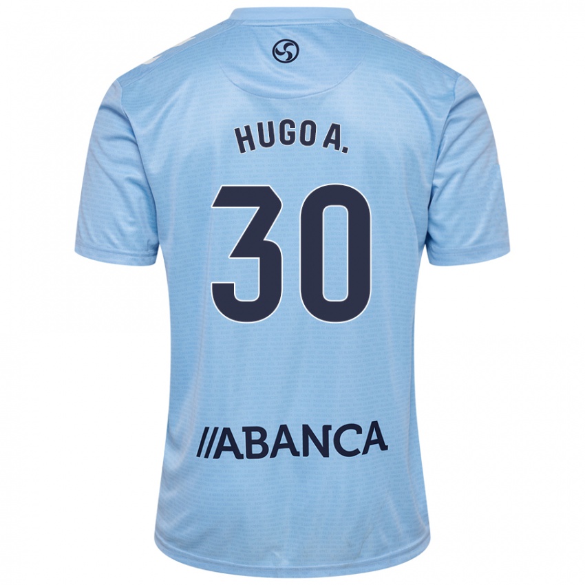 Donna Maglia Hugo Álvarez #30 Celeste Kit Gara Home 2024/25 Maglietta