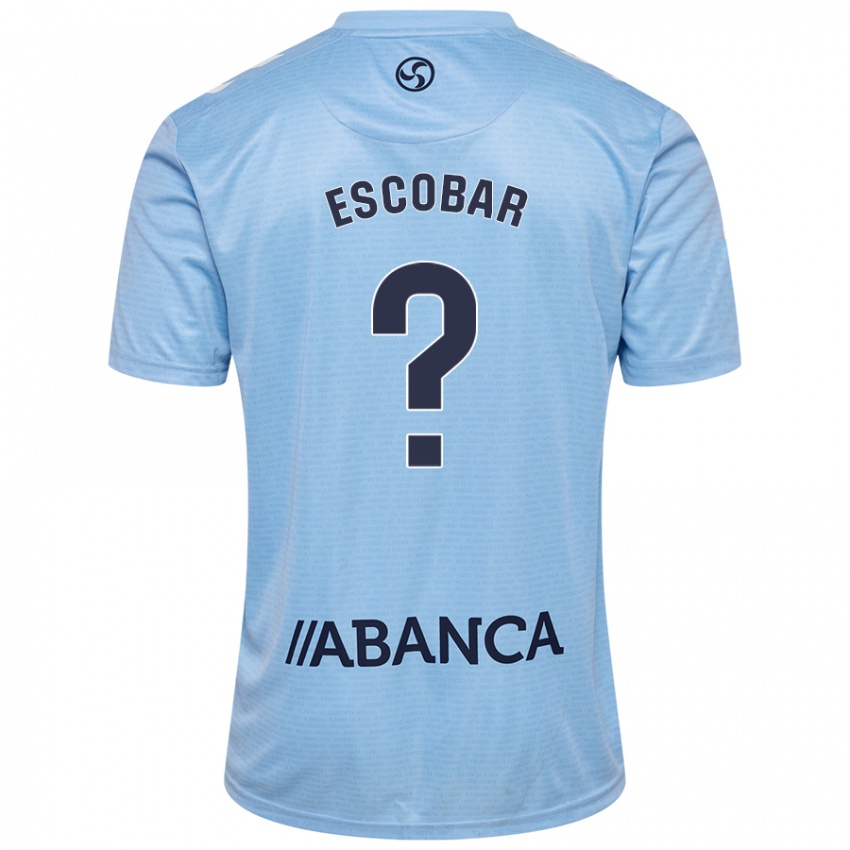 Donna Maglia Jordi Escobar #0 Celeste Kit Gara Home 2024/25 Maglietta