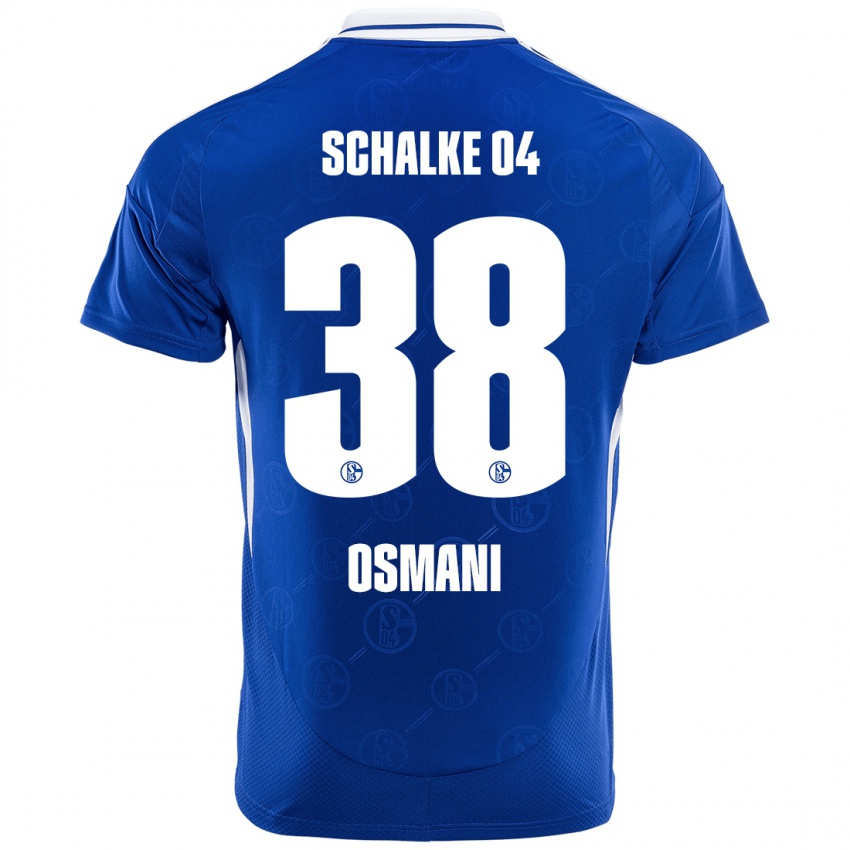 Donna Maglia Tristan Osmani #38 Blu Reale Kit Gara Home 2024/25 Maglietta