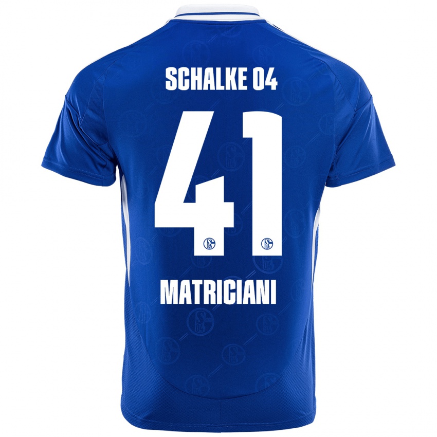 Donna Maglia Henning Matriciani #41 Blu Reale Kit Gara Home 2024/25 Maglietta