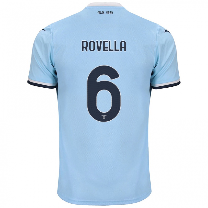 Donna Maglia Nicolo Rovella #6 Blu Kit Gara Home 2024/25 Maglietta