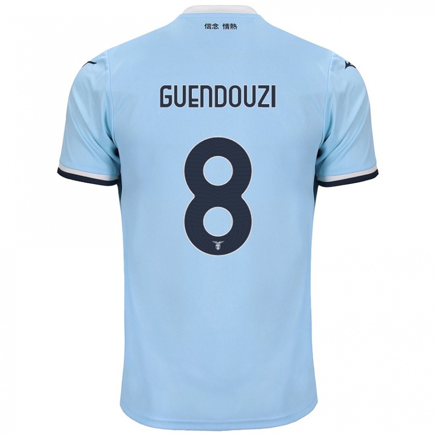 Donna Maglia Matteo Guendouzi #8 Blu Kit Gara Home 2024/25 Maglietta