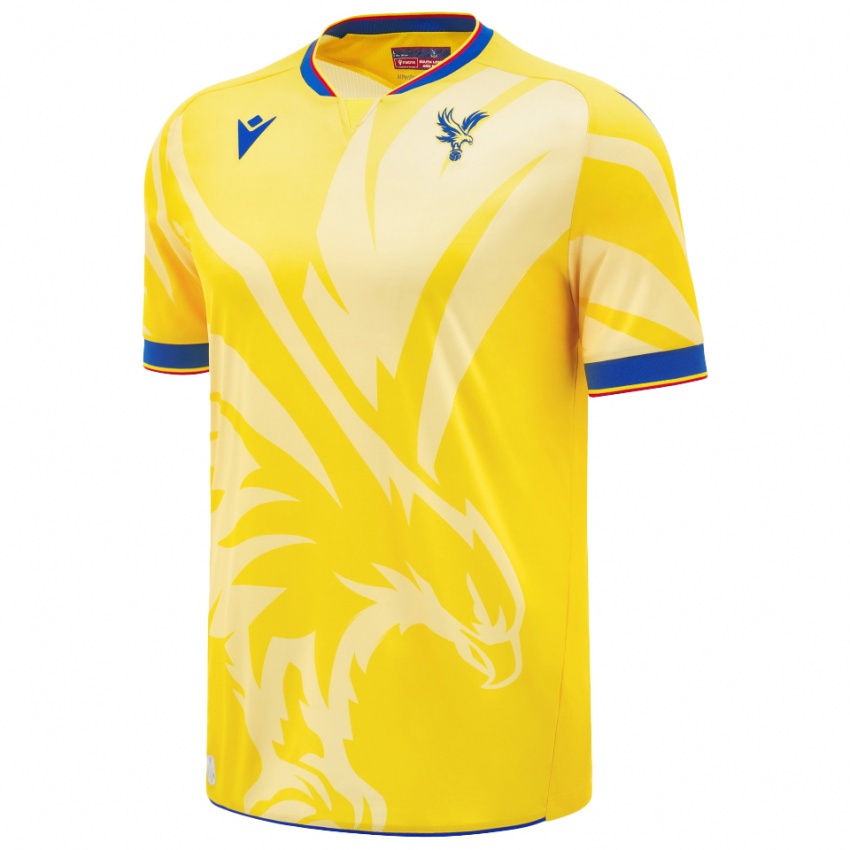 Donna Maglia Il Tuo Nome #0 Giallo Kit Gara Away 2024/25 Maglietta