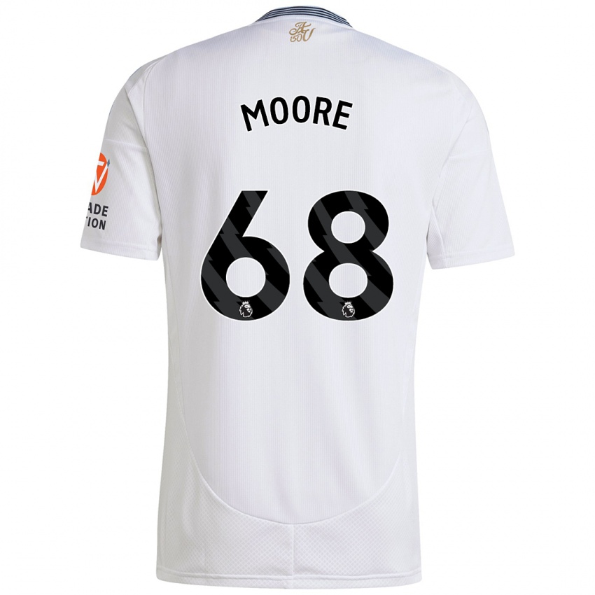 Donna Maglia Kobei Moore #68 Bianco Kit Gara Away 2024/25 Maglietta