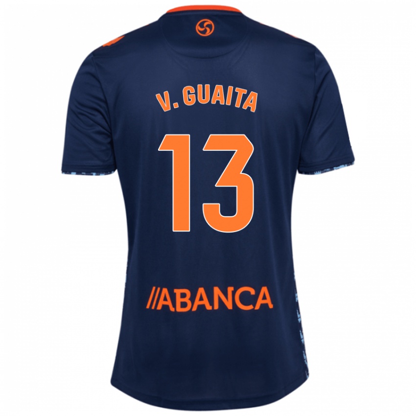 Donna Maglia Vicente Guaita #13 Blu Navy Kit Gara Away 2024/25 Maglietta