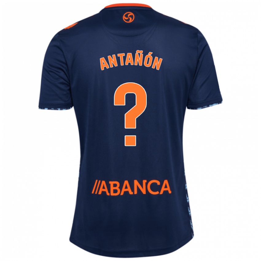 Donna Maglia Andrés Antañón #0 Blu Navy Kit Gara Away 2024/25 Maglietta