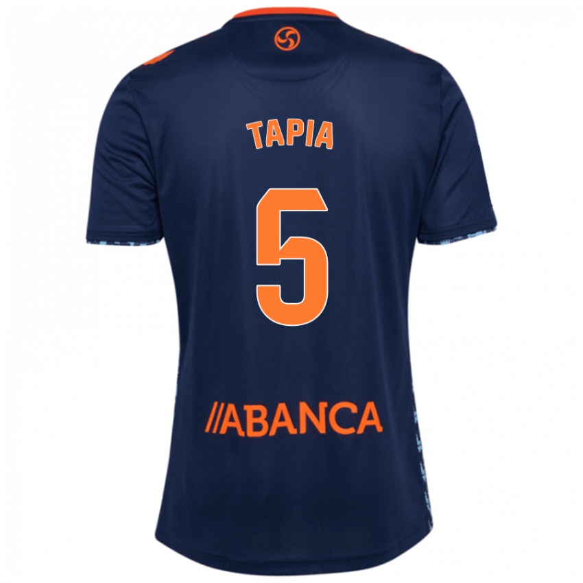 Donna Maglia Renato Tapia #5 Blu Navy Kit Gara Away 2024/25 Maglietta