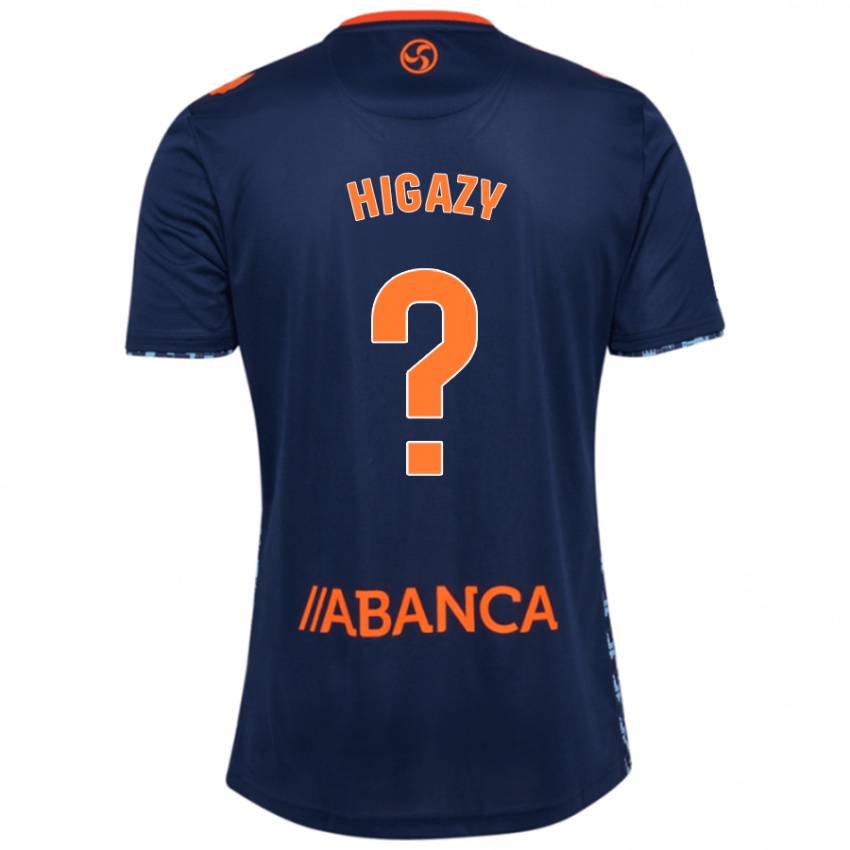 Donna Maglia Ibrahim Higazy #0 Blu Navy Kit Gara Away 2024/25 Maglietta