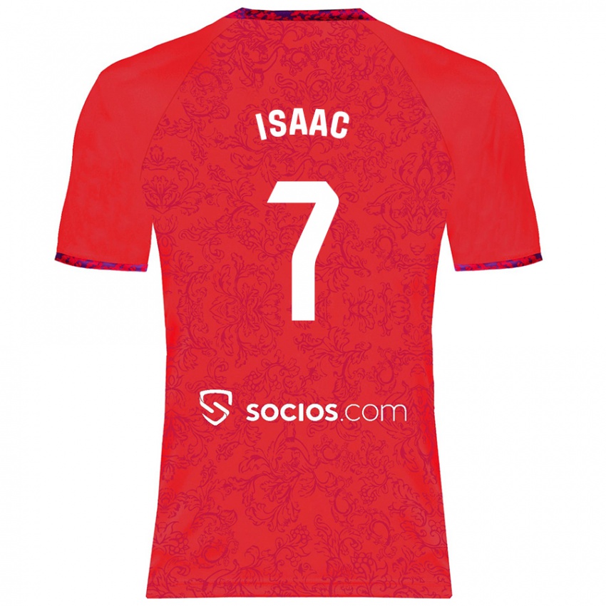 Donna Maglia Isaac Romero #7 Rosso Kit Gara Away 2024/25 Maglietta