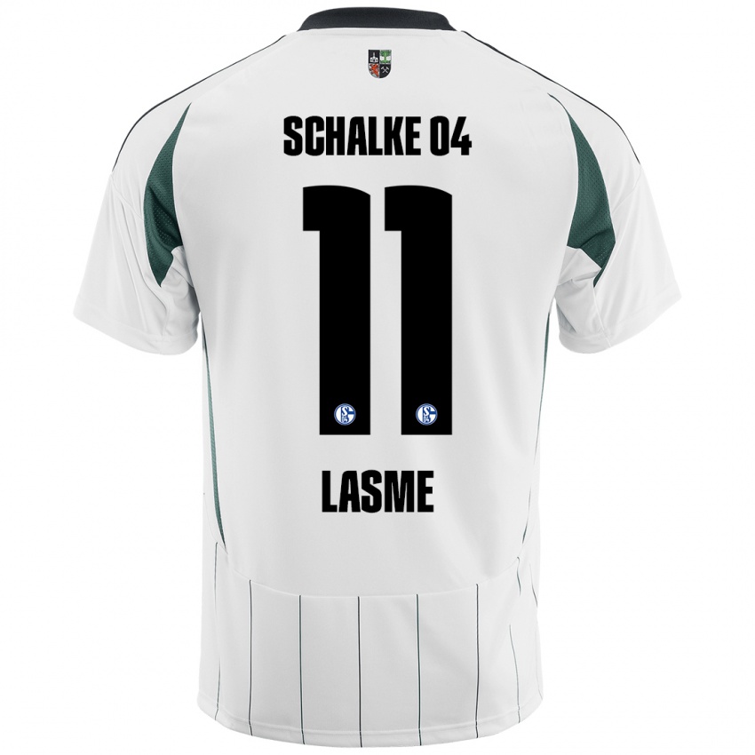 Donna Maglia Bryan Lasme #11 Bianco Verde Kit Gara Away 2024/25 Maglietta