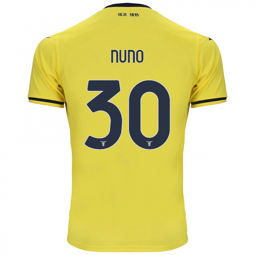 Donna Maglia Nuno Tavares #30 Giallo Kit Gara Away 2024/25 Maglietta