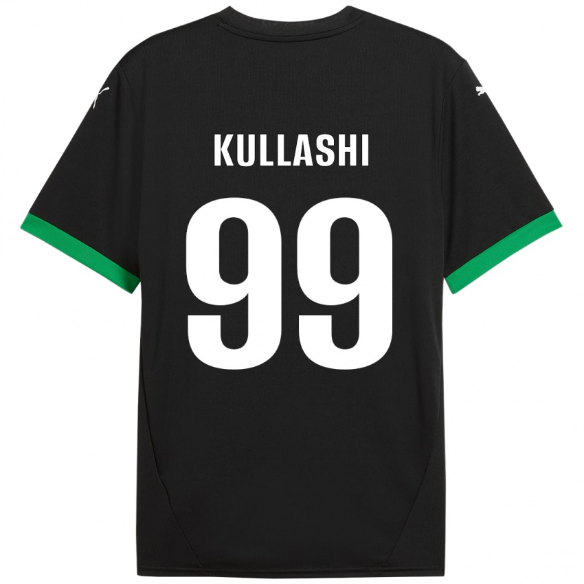 Bambino Maglia Loreta Kullashi #99 Nero Verde Scuro Kit Gara Home 2024/25 Maglietta