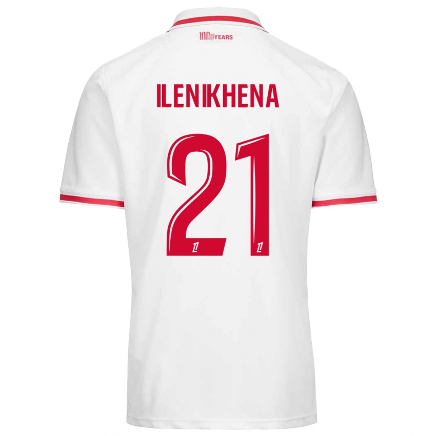 Bambino Maglia George Ilenikhena #21 Bianco Rosso Kit Gara Home 2024/25 Maglietta