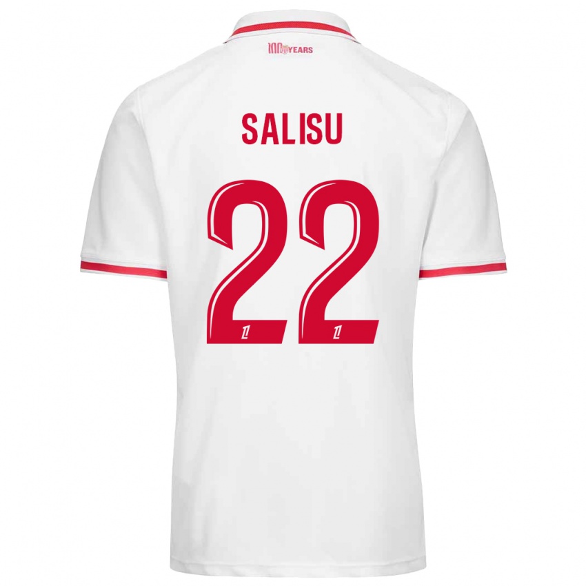 Bambino Maglia Mohammed Salisu #22 Bianco Rosso Kit Gara Home 2024/25 Maglietta