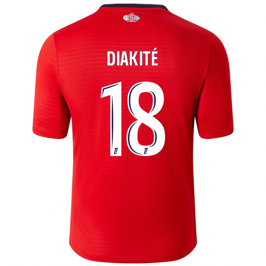 Bambino Maglia Bafodé Diakité #18 Rosso Bianco Kit Gara Home 2024/25 Maglietta