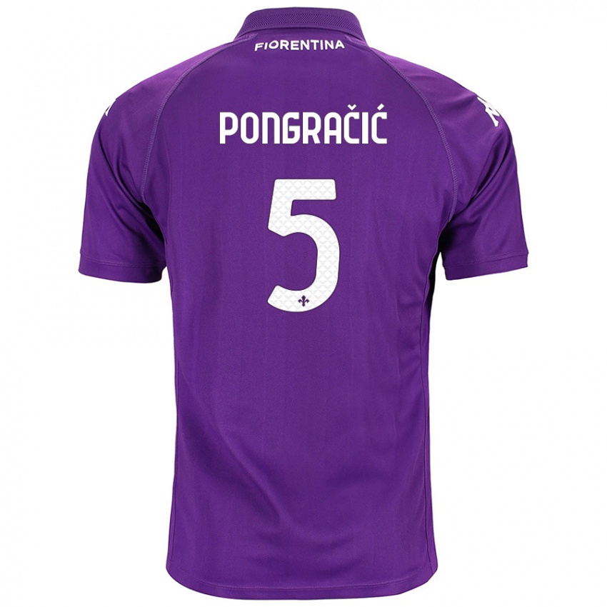 Bambino Maglia Marin Pongračić #5 Viola Kit Gara Home 2024/25 Maglietta