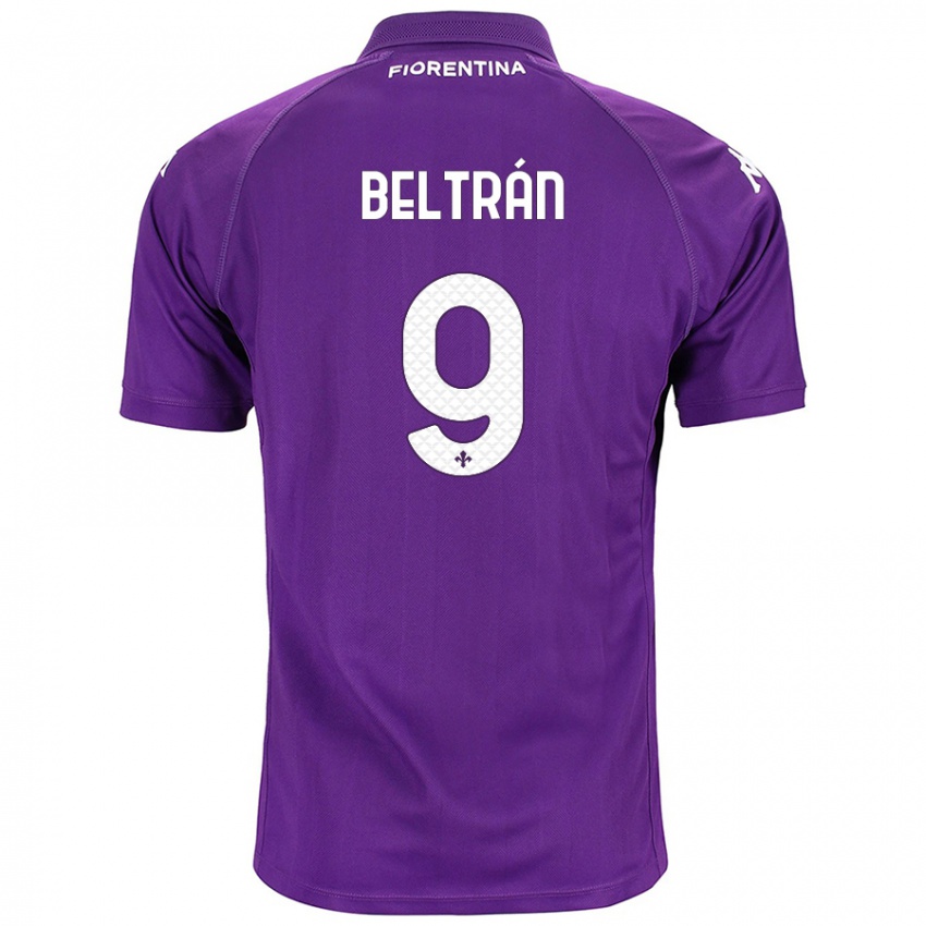 Bambino Maglia Lucas Beltrán #9 Viola Kit Gara Home 2024/25 Maglietta