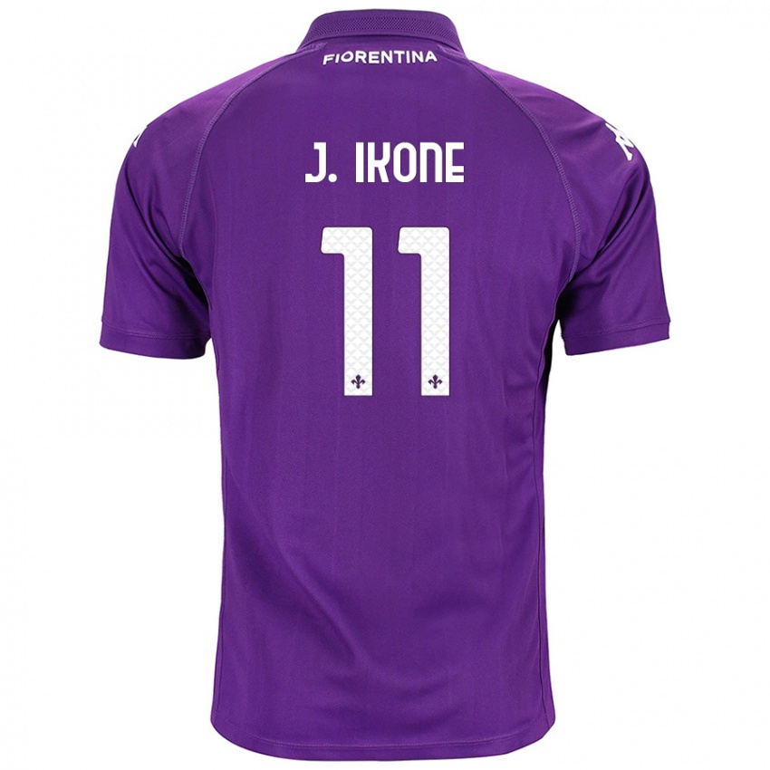 Bambino Maglia Jonathan Ikoné #11 Viola Kit Gara Home 2024/25 Maglietta