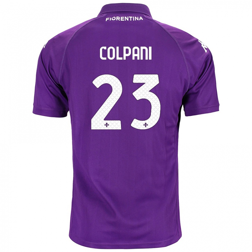 Bambino Maglia Andrea Colpani #23 Viola Kit Gara Home 2024/25 Maglietta