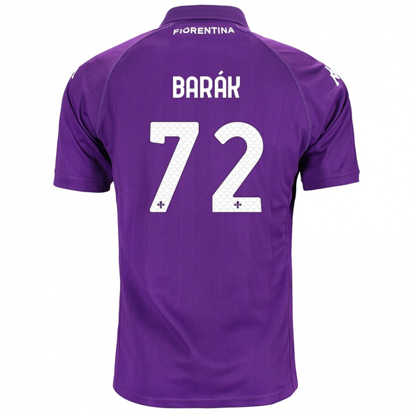 Bambino Maglia Antonin Barak #72 Viola Kit Gara Home 2024/25 Maglietta