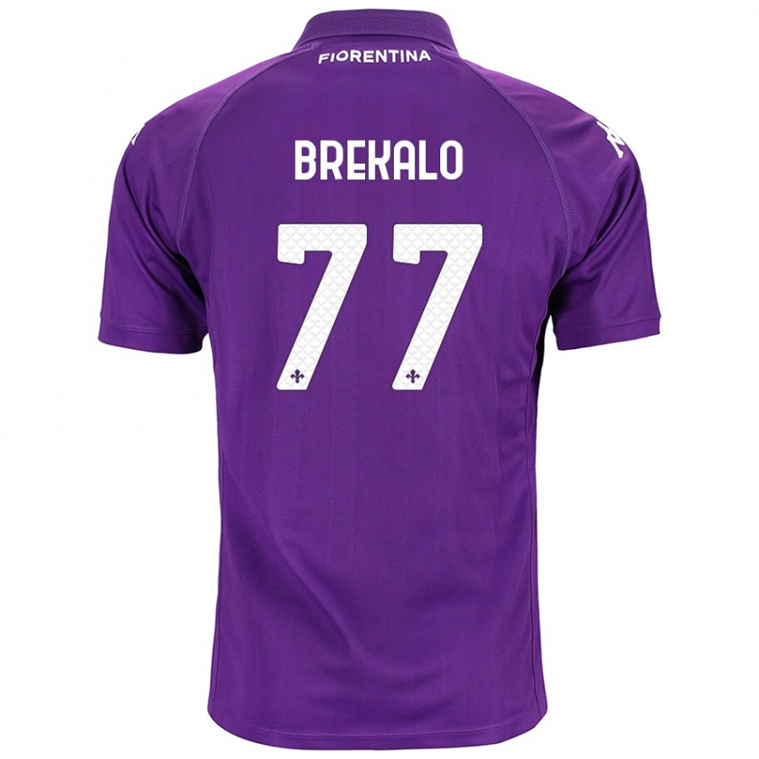 Bambino Maglia Josip Brekalo #77 Viola Kit Gara Home 2024/25 Maglietta