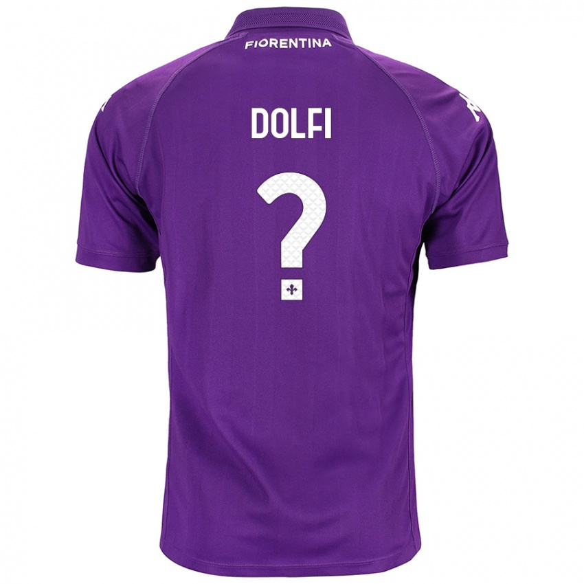 Bambino Maglia Brando Dolfi #0 Viola Kit Gara Home 2024/25 Maglietta