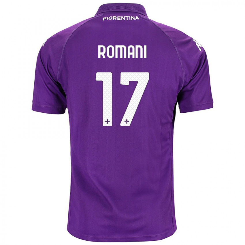 Bambino Maglia Lorenzo Romani #17 Viola Kit Gara Home 2024/25 Maglietta