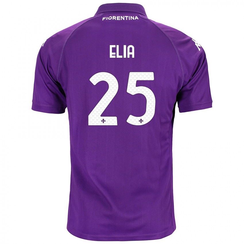 Bambino Maglia Mirko Elia #25 Viola Kit Gara Home 2024/25 Maglietta