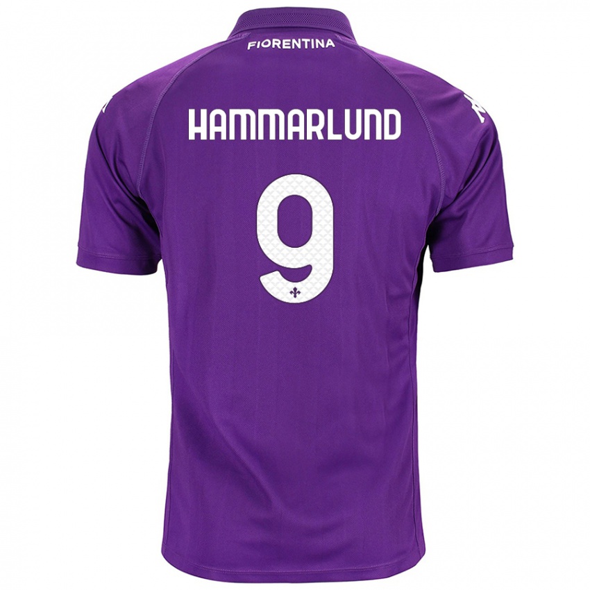 Bambino Maglia Pauline Hammarlund #9 Viola Kit Gara Home 2024/25 Maglietta