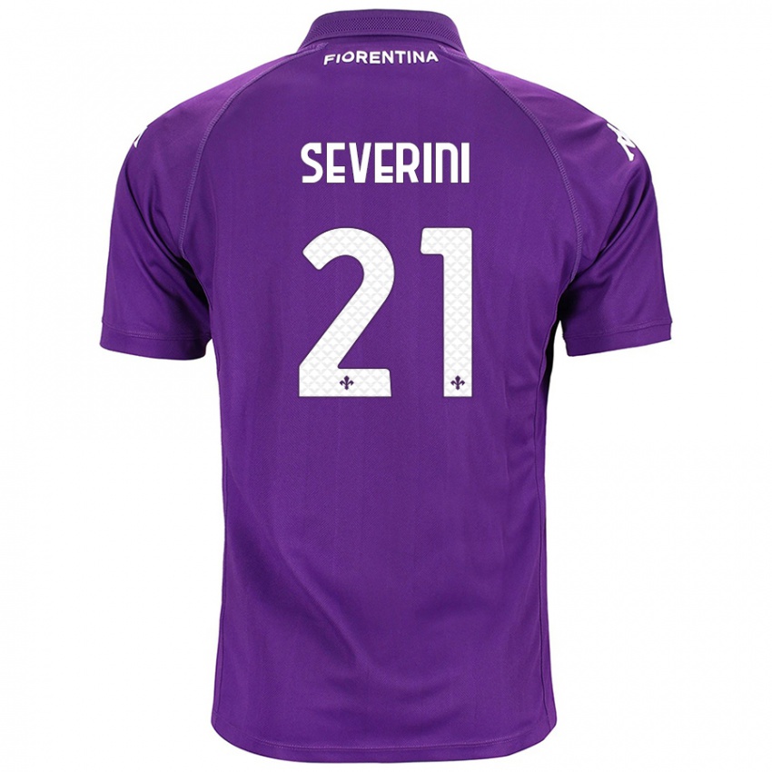 Bambino Maglia Emma Severini #21 Viola Kit Gara Home 2024/25 Maglietta