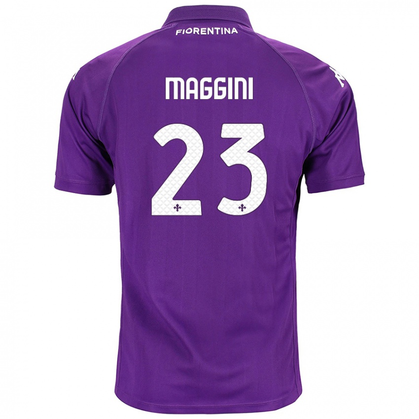 Bambino Maglia Filippo Maggini #23 Viola Kit Gara Home 2024/25 Maglietta