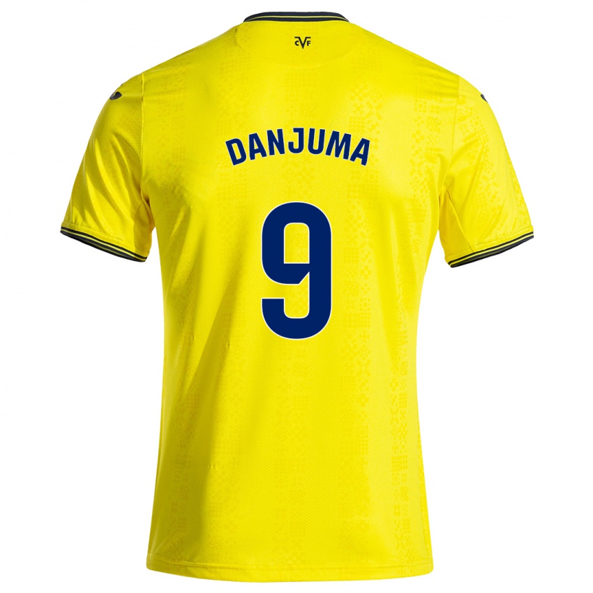 Bambino Maglia Arnaut Danjuma #9 Giallo Nero Kit Gara Home 2024/25 Maglietta