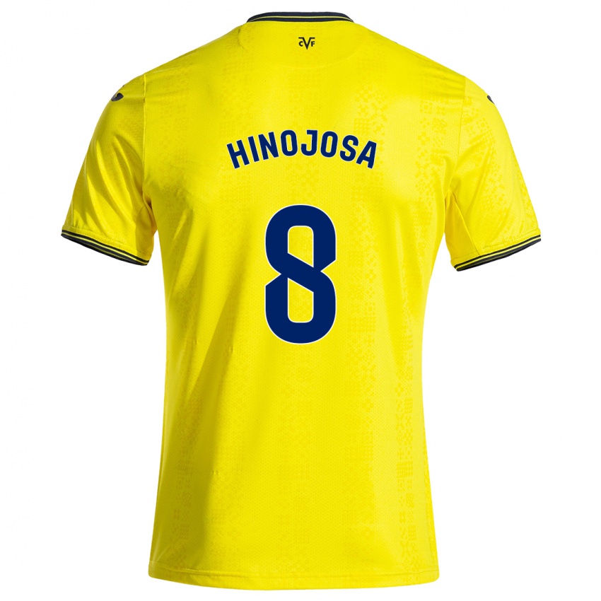 Bambino Maglia Sergio Hinojosa #8 Giallo Nero Kit Gara Home 2024/25 Maglietta