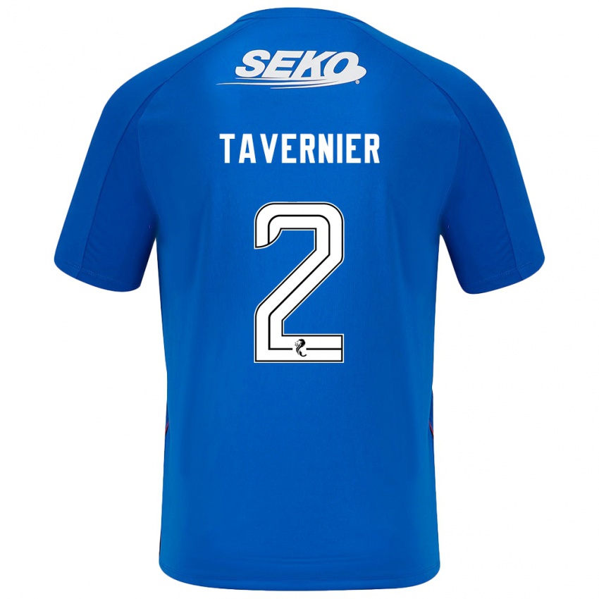 Bambino Maglia James Tavernier #2 Blu Scuro Kit Gara Home 2024/25 Maglietta