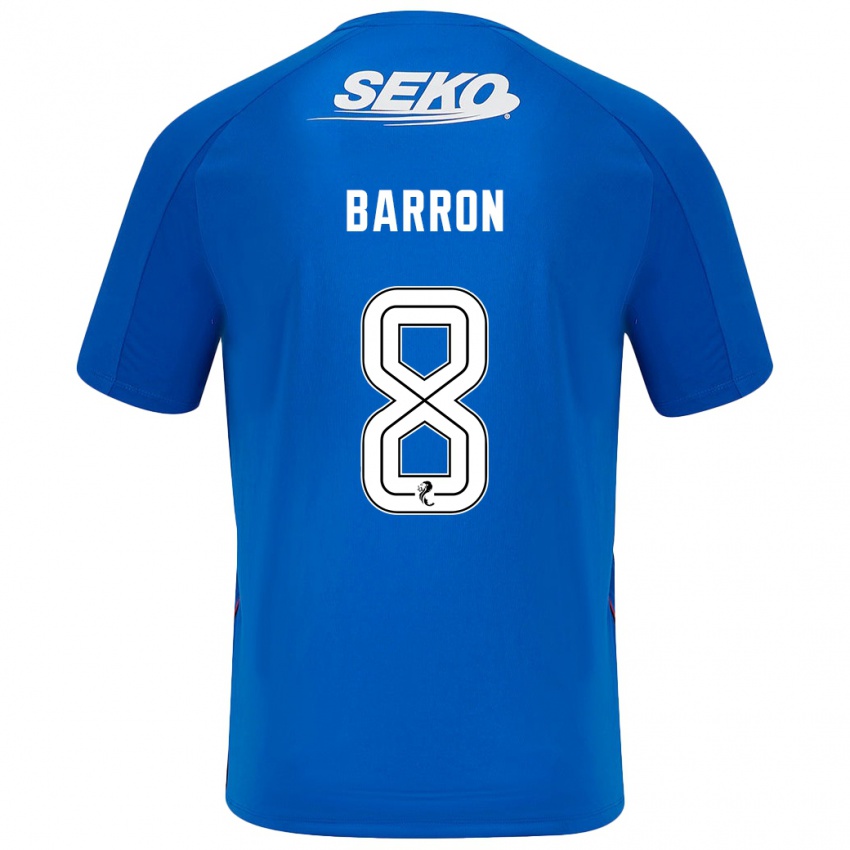 Bambino Maglia Connor Barron #8 Blu Scuro Kit Gara Home 2024/25 Maglietta