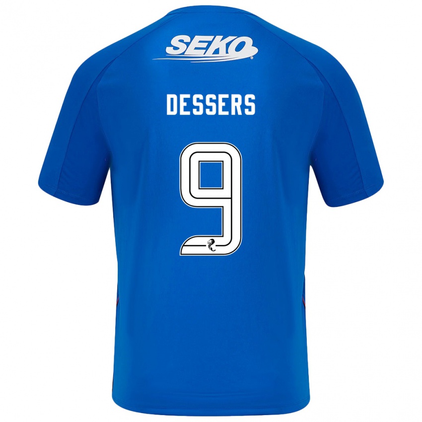 Bambino Maglia Cyriel Dessers #9 Blu Scuro Kit Gara Home 2024/25 Maglietta