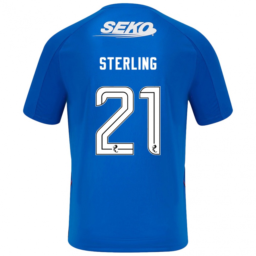 Bambino Maglia Dujon Sterling #21 Blu Scuro Kit Gara Home 2024/25 Maglietta