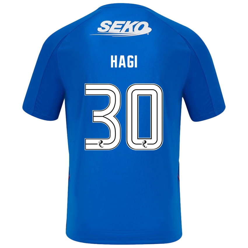 Bambino Maglia Ianis Hagi #30 Blu Scuro Kit Gara Home 2024/25 Maglietta