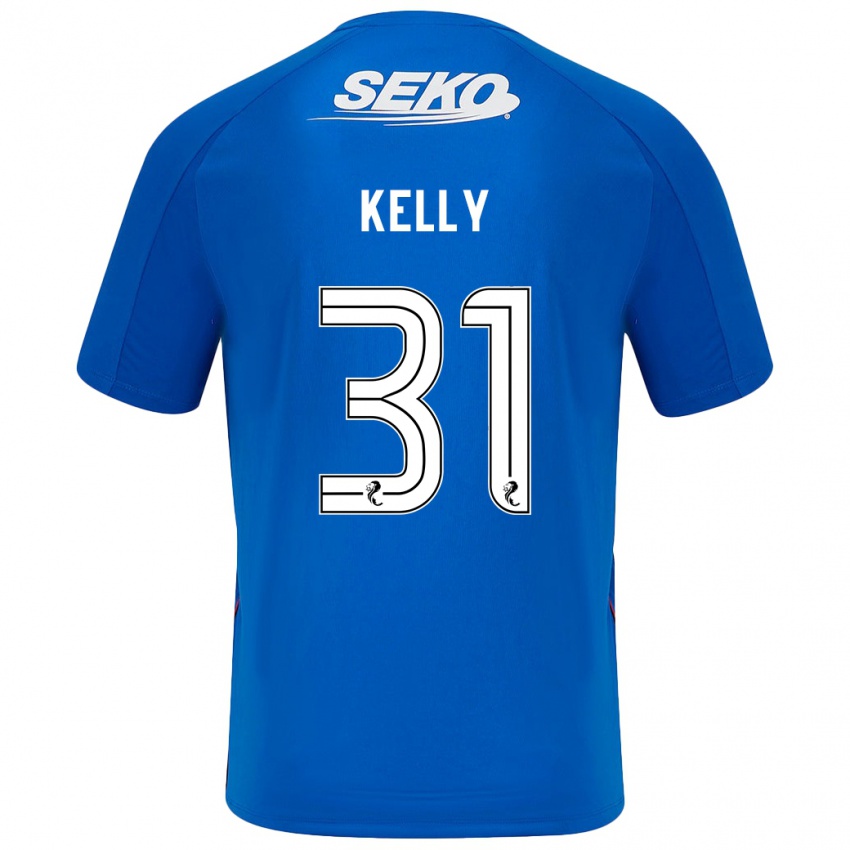 Bambino Maglia Liam Kelly #31 Blu Scuro Kit Gara Home 2024/25 Maglietta